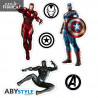 Mini stickers repositionnables de Marvel - The Avengers