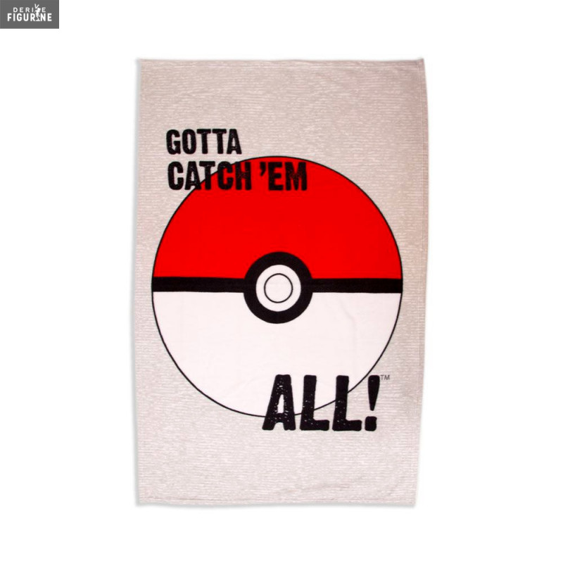 Fleece blanket Pokemon, Pokeball