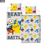 Pokémon - Parure de lit réversible Ready For Battle