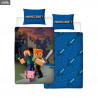 Minecraft - Parure de lit réversible Good Guys, petit ou grand modèle