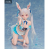 Original Character by DSmile - Chris Aqua Blue figure, Bare Leg