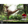  Jurassic Park - Figurine Velociraptor Jump, Prime Collectibles