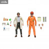TMNT II: The Secret of the Ooze - Pack 2 figures Lab Coat Professor Perry and Hazmat Suit Professor Perry