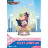 Pack 6 figures The Powerpuff Girls, Mini Diorama Stage