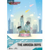 Pack 6 figures The Powerpuff Girls, Mini Diorama Stage