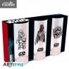 Pack Star Wars glasses - Stormtrooper, Darth Vader and Tie Fighter