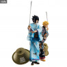 Naruto - Pack 2 figures Naruto and Sasuke ver. Kabuki, G.E.M