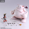 Final Fantasy VII - Cait Sith & Fat Moogle figures, Bring Arts