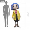 Giant plush Coraline with Button Eyes