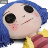 Giant plush Coraline with Button Eyes