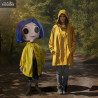 Giant plush Coraline with Button Eyes