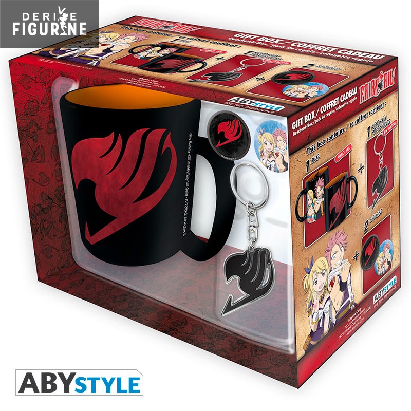 Porte-clés 3D ABYstyle - Emblème FAIRY TAIL - Neuf Sous Blister - Collection Manga