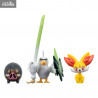 Pokemon - Pack 3 figures Fennekin, Lechonk, Sirfetch'd, Battle Figure