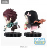 Demon Slayer: Kimetsu no Yaiba - Pack 2 figurines Tanjiro & Nezuko Kamado, mOH!ment Vol.1