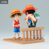 One Piece - Figurine Monkey D. Luffy & Portgas D. Ace, WCF Log Stories
