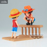 One Piece - Figurine Monkey D. Luffy & Portgas D. Ace, WCF Log Stories