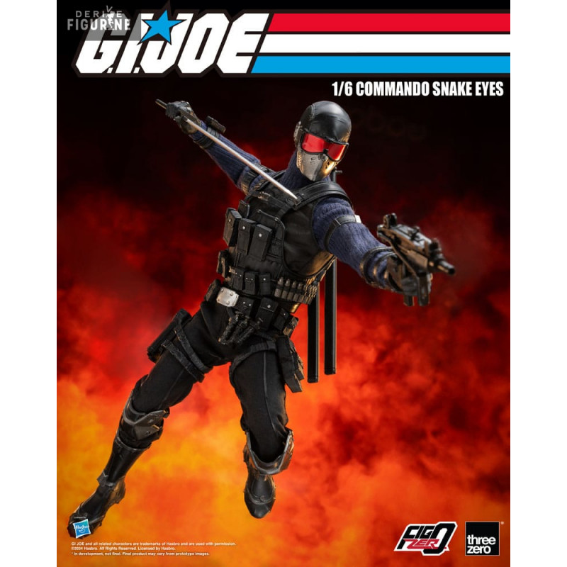 G.I. Joe - Figurine Commando Snake Eyes, FigZero