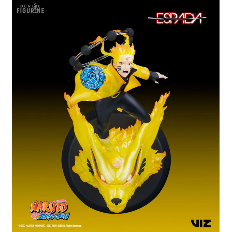 Naruto Shippuden - Figurine murale Naruto Uzumaki & Kurama