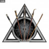 Fantastic Beasts 2 - Pack 5 wands + Deathly Hallows display