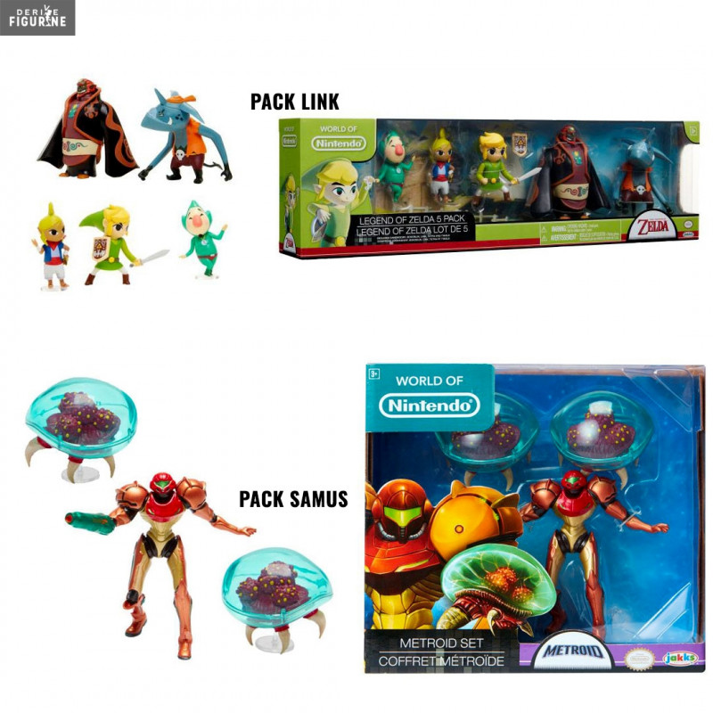 Pack Of Your Choice Zelda Or Metroid World Of Nintendo Jakks Pacific