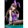Demon Sword Master of Excalibur Academy - Elfine Phillet Flower Purple Bunny figure, Nip Slip Gimmick System