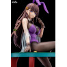 Demon Sword Master of Excalibur Academy - Figurine Elfine Phillet Flower Purple Bunny, Nip Slip Gimmick System