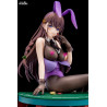 Demon Sword Master of Excalibur Academy - Elfine Phillet Flower Purple Bunny figure, Nip Slip Gimmick System