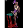 Demon Sword Master of Excalibur Academy - Elfine Phillet Flower Purple Bunny figure, Nip Slip Gimmick System