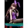 Demon Sword Master of Excalibur Academy - Elfine Phillet Flower Purple Bunny figure, Nip Slip Gimmick System