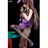Demon Sword Master of Excalibur Academy - Elfine Phillet Flower Purple Bunny figure, Nip Slip Gimmick System