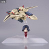 Macross Super- Pack figurines YF-19 (Isamu Alva Dyson Use) with Myung Fang Love, Tiny Session
