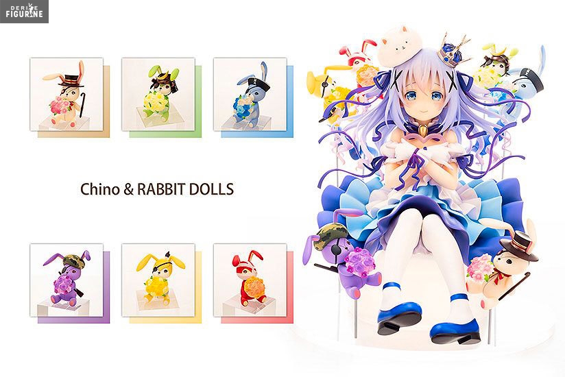 Figure Chino & Rabbit Dolls - Is the Order a Rabbit - Easy Eight