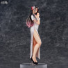 Original Illustration - Figurine Healing-type white chinese dress lady, Mai Okuma Illustration