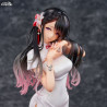 Original Illustration - Figurine Healing-type white chinese dress lady, Mai Okuma Illustration