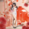 Original Illustration - Healing-type white chinese dress lady figure Mai Okuma Illustration