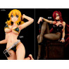 Fairy Tail - Figurine Lucy Heartfilia Swimwear Gravure Style Noir ou Erza Scarlet Bunny Girl Style