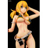 Fairy Tail - Figurine Lucy Heartfilia Swimwear Gravure Style Noir ou Erza Scarlet Bunny Girl Style