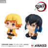 Demon Slayer - Pack figures Zenitsu Agatsuma Smile & Inosuke Hashibira Bossy, With Gift Look Up