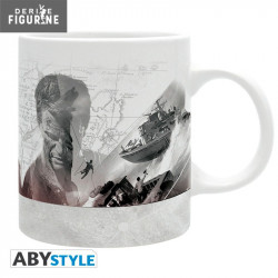 Uncharted 4 mug - White map