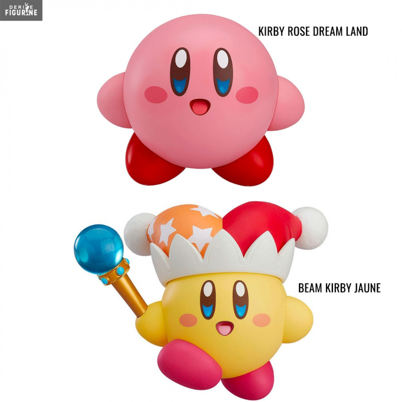 Figure Kirby Pink Dream Land Ou Beam Kirby Yellow Nendoroid