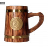 Wooden tankard of your choice - Asterix or Obelix