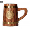 Wooden tankard of your choice - Asterix or Obelix