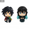 Demon Slayer - Pack figures Giyu Tomioka Stupefied Face & Muichiro Tokito Smile, With Gift Look Up