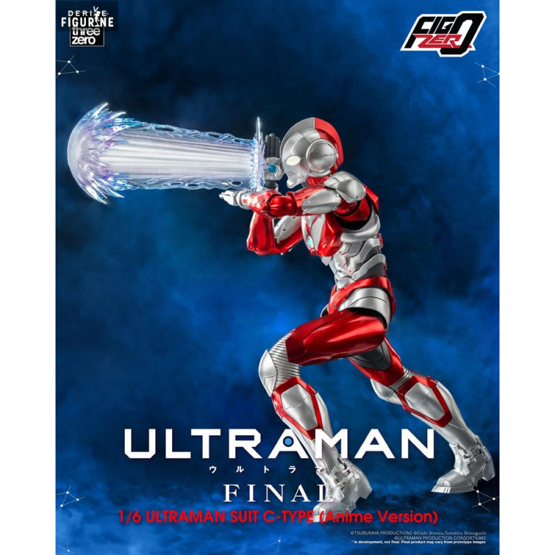 Figure Ultraman Suit C-Type Anime Version, FigZero - ThreeZero