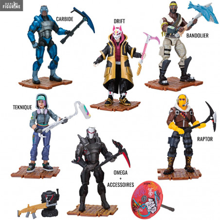 teknique bandolier raptor drift carbide or omega figure fortnite jazwares - fortnite derive