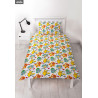 Pokemon - Bed set reversible Starters Memphis, small or large