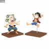 One Piece - Figurine Luffy & Enel, WCF Log Stories