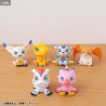 Digimon Adventure - Pack figures Piyomon & Gomamon, With Gift Look Up
