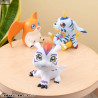 Digimon Adventure - Pack figures Piyomon & Gomamon, With Gift Look Up