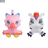 Digimon Adventure - Pack figures Piyomon & Gomamon, With Gift Look Up